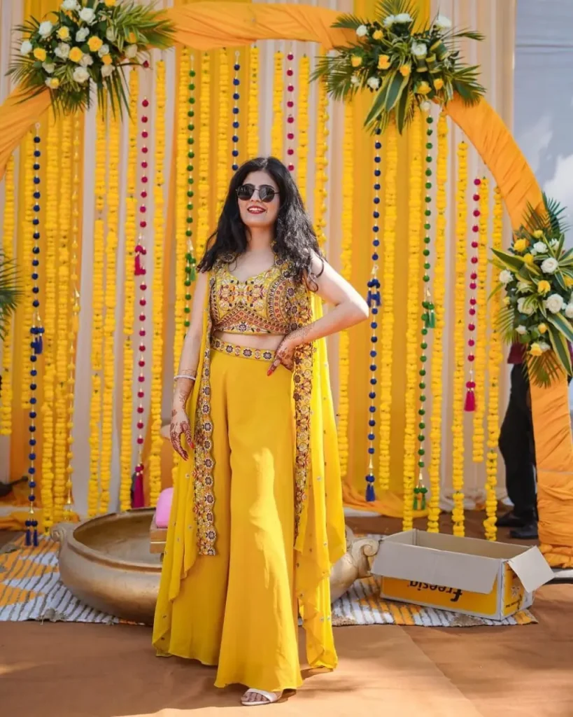Haldi Outfit For Women 