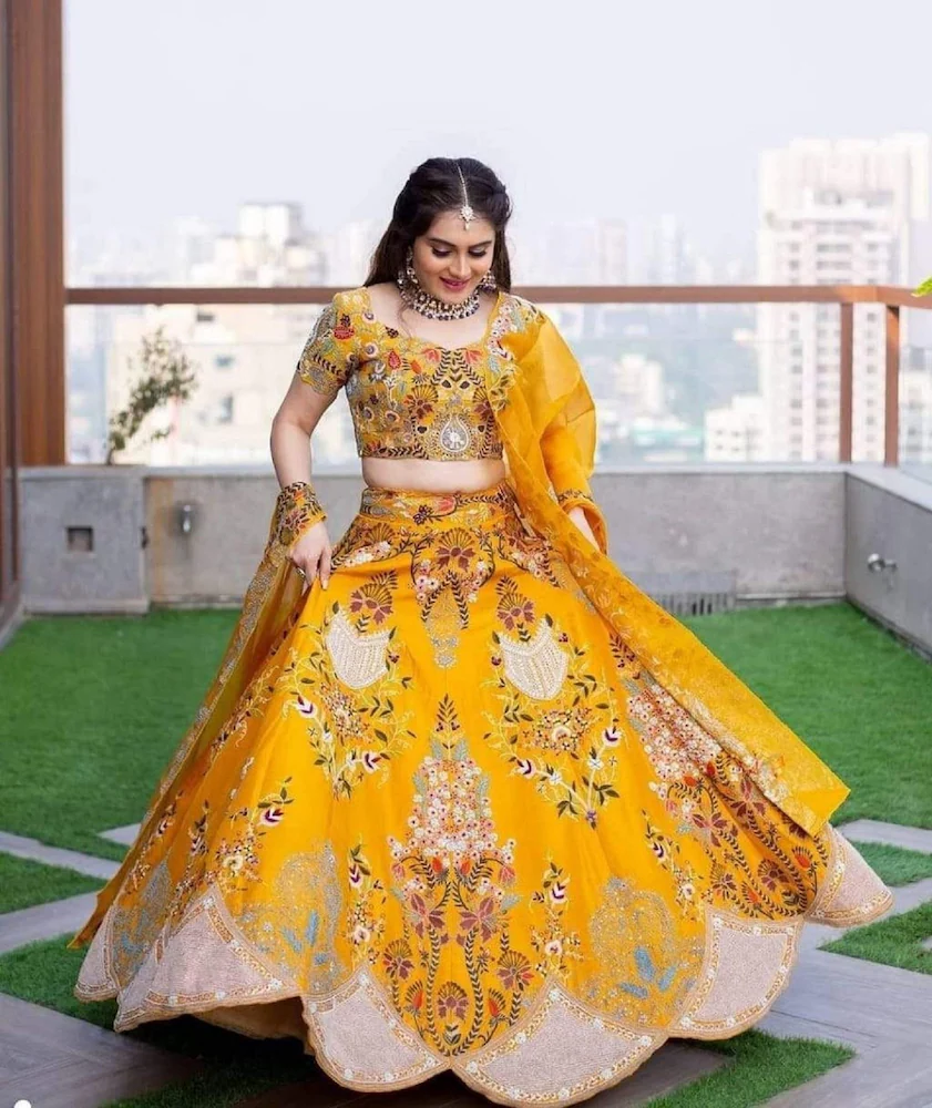 Haldi outfit for women